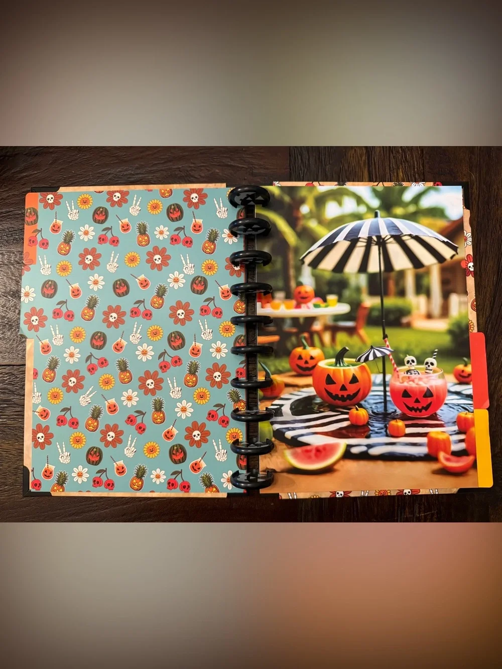 Used The Daily Grind Summerween Planner Cover and Dividers